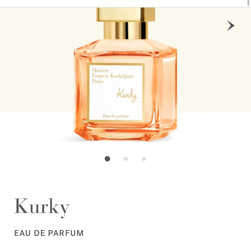 Maison Francis Kurkdjian Kurky Eau de Parfum Bottle - Peach and Gold - Picture 8 of 10